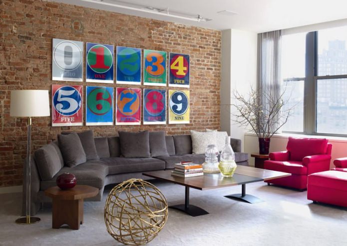 pop art obývací pokoj