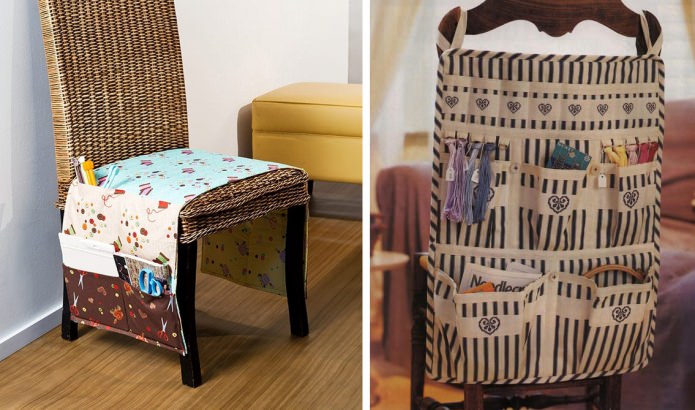 chair with pockets for small things
