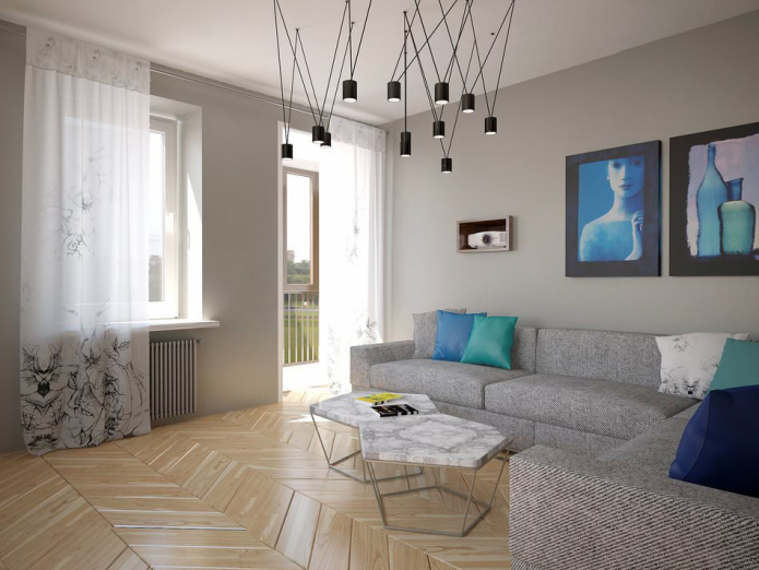 Fire-roms leilighet design