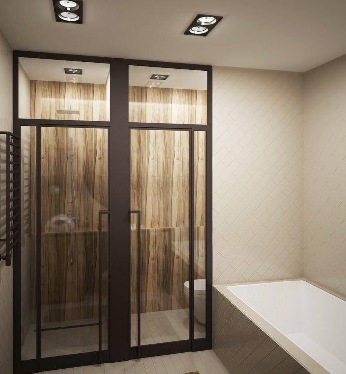 salle de bain à l'intérieur de l'appartement est de 37 mètres carrés. m