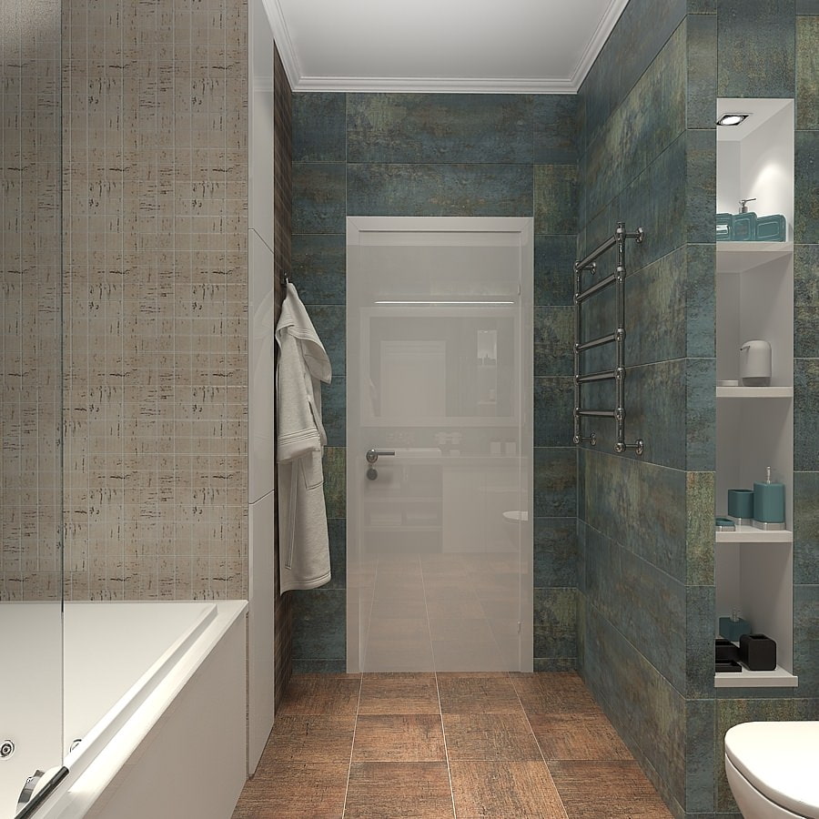 2 szobás lakásprojekt fotó: fürdőszoba