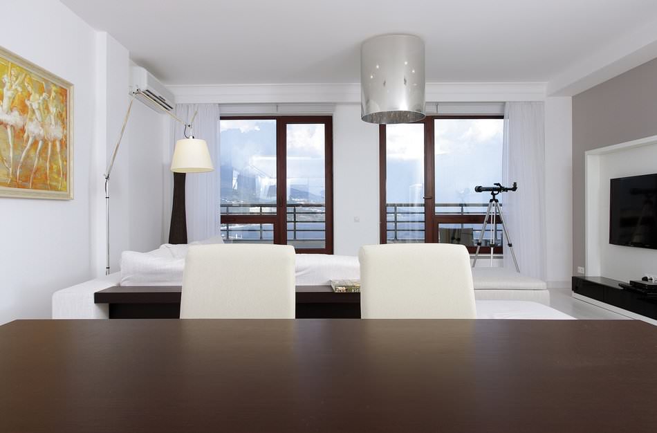 Nowoczesne wnętrza mieszkania w stylu minimalizmu