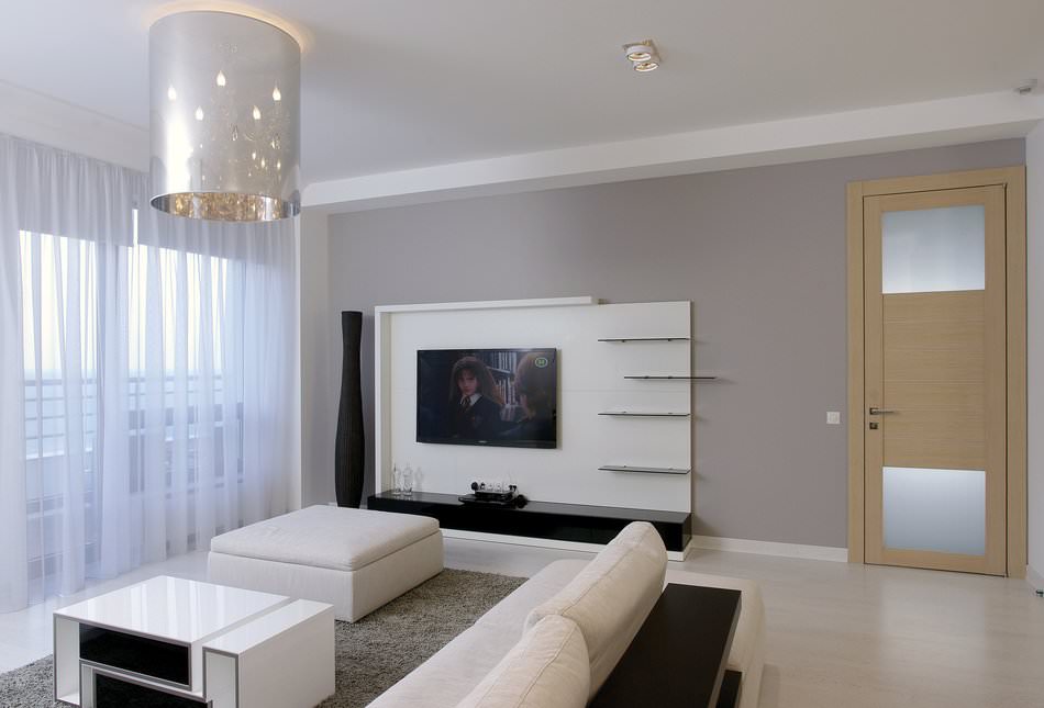 Ang modernong panloob na disenyo ng isang apartment sa estilo ng minimalism