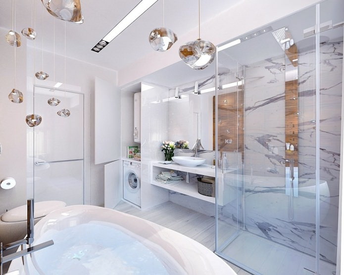 Design salle de bain 8 m² m