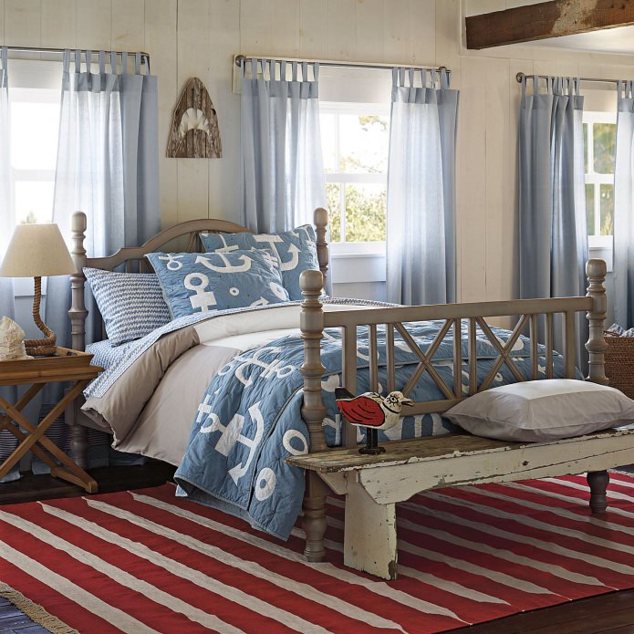 nautical style bedroom