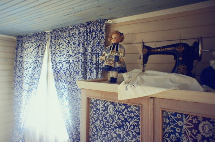 Rustykalna sypialnia