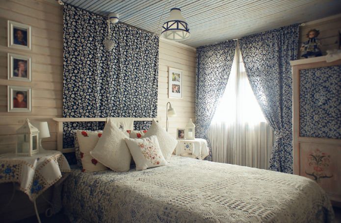 Rustik yatak odası