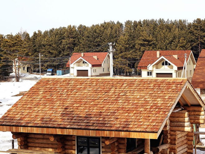 tejas de madera