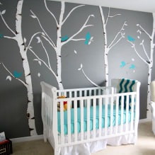 Children's room in turquoise colors: features, photo-12