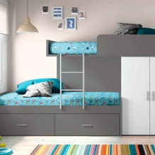 Children's room in turquoise colors: features, photo-8