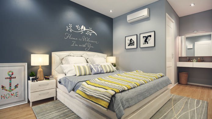 Consigli per la scelta di una combinazione di colori per la camera da letto