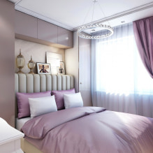 Lavendel Interieur: Kombination, Wahl des Stils, Dekoration, Möbel, Vorhänge und Accessoires-1