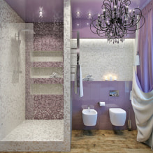 Lavendel interiør: kombination, valg af stil, dekoration, møbler, gardiner og tilbehør-5