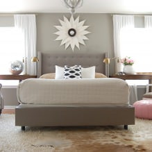 Camera da letto di design d'interni in colori pastello-6