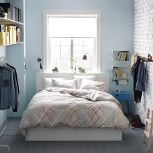 Interior design bedroom in pastel colors-4