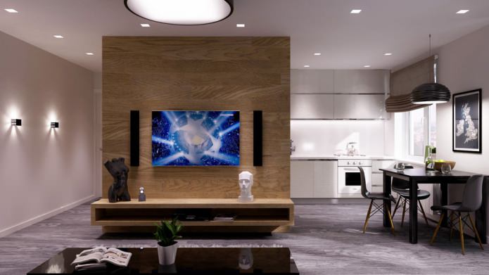 El diseño moderno de un apartamento de una habitación, Jruschov, de 30 metros cuadrados. m