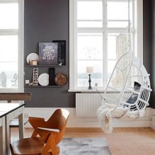 Gunga i lägenheten: typer, val av installationsplats, bästa foton och idéer för interiören-6