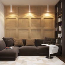 Moderní rohové pohovky v interiéru obývacího pokoje-3