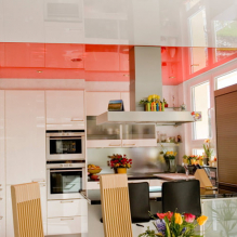 Mutfakta asma tavanlar için tasarım seçenekleri-17