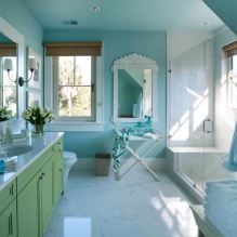 Tiffany färg i interiören: en elegant turkosskugga i ditt hem-4