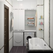 Design moderne d'une petite salle de bain: les meilleures photos et idées-14