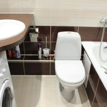 Design moderno de um banheiro pequeno: as melhores fotos e idéias-12