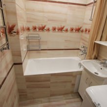 Moderne design af et lille badeværelse: de bedste fotos og ideer-13