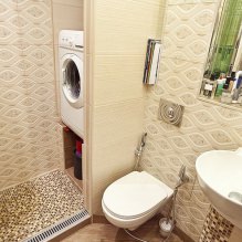 Modernus nedidelio vonios kambario dizainas: geriausios nuotraukos ir idėjos-11