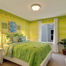 Interior dalam warna hijau: 50 pilihan reka bentuk moden, gambar 10