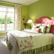 Interior in green tones: 50 modern design options, photo-0