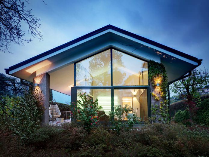 Къщи с панорамни прозорци: 70 от най-добрите вдъхновяващи снимки и решения