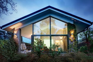 Maisons avec fenêtres panoramiques: 70 des meilleures photos et solutions inspirantes