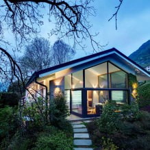 Rumah dengan tingkap panorama: 70 gambar dan penyelesaian inspirasi terbaik-21