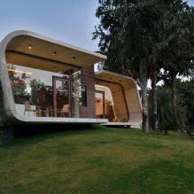 Куће са панорамским прозорима: 70 најбољих инспиративних фотографија и решења-6