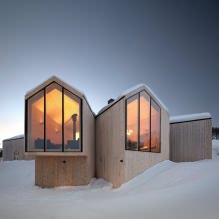 Maisons avec fenêtres panoramiques: 70 des meilleures photos et solutions inspirantes-0