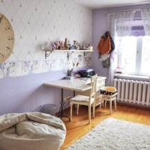 Çocuk odası için duvar kağıdı seçme: 77 modern fotoğraf ve fikir-12