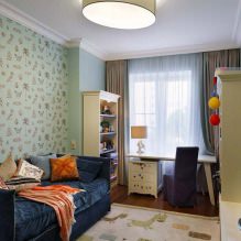Alegerea unui tapet pentru o cameră pentru copii: 77 de fotografii și idei moderne-20