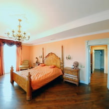 Conception de la chambre dans les tons orange: caractéristiques de conception, combinaisons, photo-8