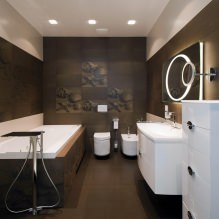 L'intérieur de la salle de bain dans un style moderne: 60 meilleures photos et idées de design-2