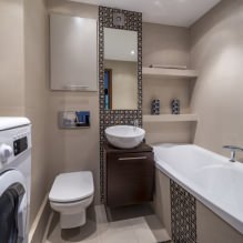 L'intérieur de la salle de bain dans un style moderne: 60 meilleures photos et idées pour le design-12