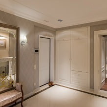 Comment réaliser magnifiquement un hall d'entrée dans un appartement: idées de design, agencement et agencement-10