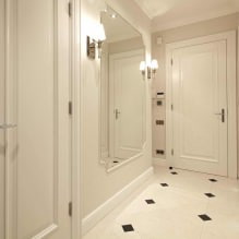 Comment faire magnifiquement un couloir dans un appartement: idées de conception, agencement et agencement-11