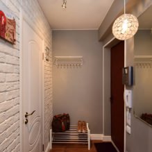 Comment réaliser magnifiquement un hall d'entrée dans un appartement: idées de design, agencement et agencement-6