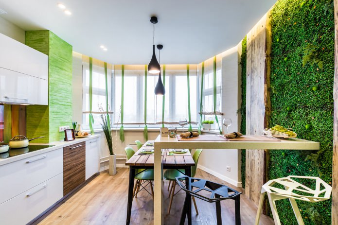 Interior moderno em estilo ecológico: características de design, 60 fotos