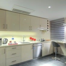 Design av kjøkken med bar: 60 moderne bilder i interiøret -12