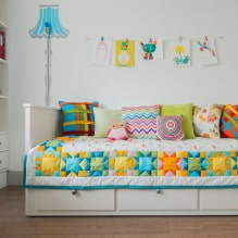 Interiøret i et lite barnehage: valg av farge, stil, dekorasjon og møbler (70 bilder) -4