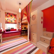 Wnętrze małego pokoju dziecinnego: wybór koloru, stylu, dekoracji i mebli (70 zdjęć) -13