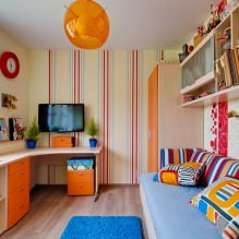 Das Innere eines kleinen Kindergartens: Auswahl von Farbe, Stil, Dekoration und Möbeln (70 Fotos) -17