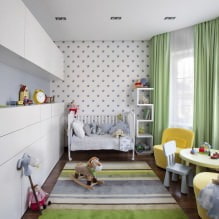 Interiøret i et lite barnehage: valg av farge, stil, dekorasjon og møbler (70 bilder) -9