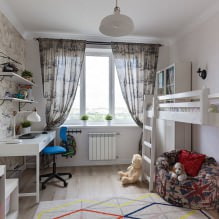 Интериорът на малка детска стая: изборът на цвят, стил, декорация и мебели (70 снимки) -6